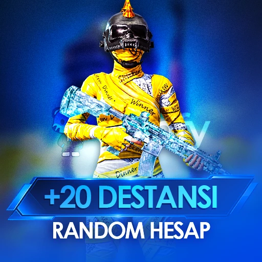 PUBG Mobile +20 Destansı Garantili Random Hesap