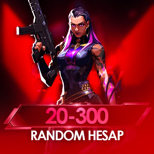 TR - Valorant 20-300 Random Hesap