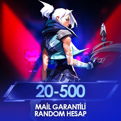 TR - Valorant 20-500 Mail Garantili Random Hesap